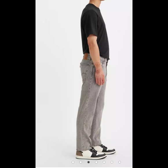 Levi's Premium 551 Z Straight Men's Jeans Gray 34 Waist 100% Cotton - Picture 8 of 10